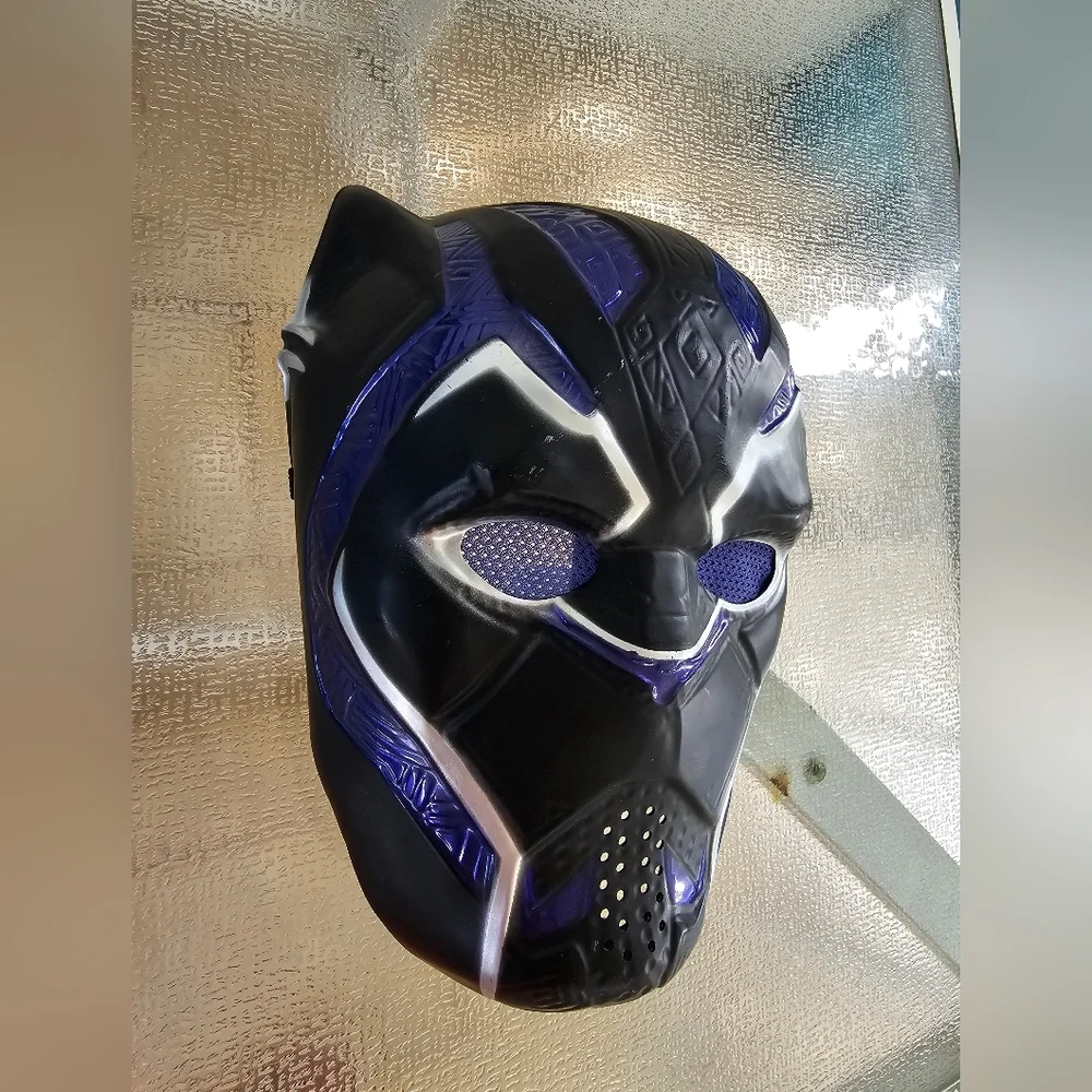 Marvel Black Panther Costume Kids 8-10 Mask Suit Avengers Hero Cosplay Halloween